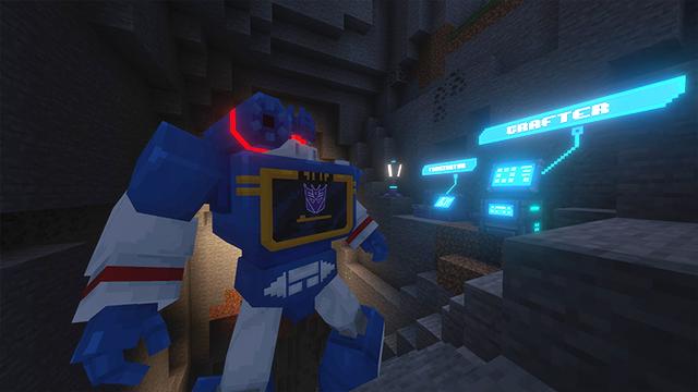 Screenshot of the Minecraft Bedrock Marketplace product Transformers Add-On created by Syclone Studios.
