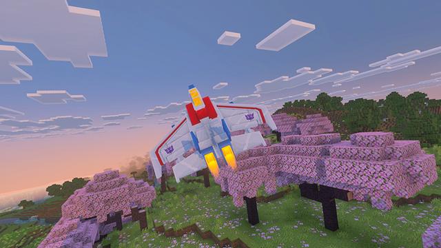Screenshot of the Minecraft Bedrock Marketplace product Transformers Add-On created by Syclone Studios.