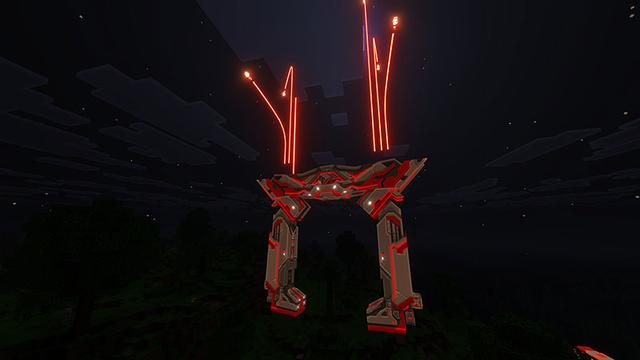 Screenshot of the Minecraft Bedrock Marketplace product TRON Add-On created by Syclone Studios.