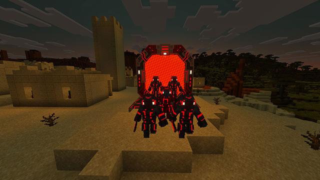 Screenshot of the Minecraft Bedrock Marketplace product TRON Add-On created by Syclone Studios.