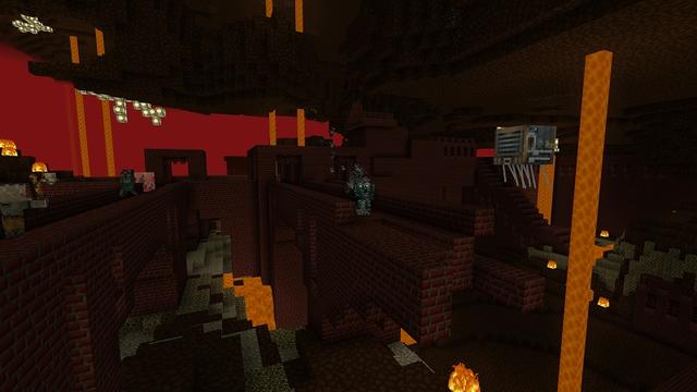 Screenshot of the Minecraft Bedrock Marketplace product Vault-Tec Mash-up created by Minecraft.