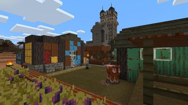 Screenshot of the Minecraft Bedrock Marketplace product Vault-Tec Mash-up created by Minecraft.