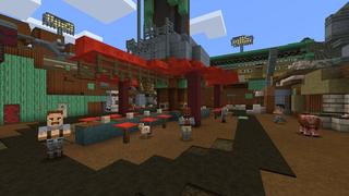 Screenshot of the Minecraft Bedrock Marketplace product Vault-Tec Mash-up created by Minecraft.