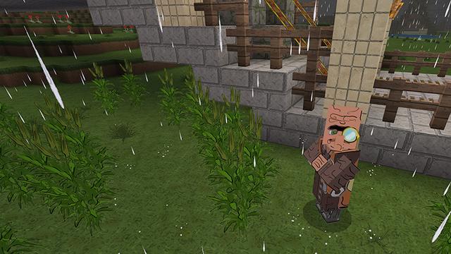 Screenshot of the Minecraft Bedrock Marketplace product Pencil Craft created by Mineduet.