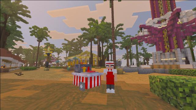 Screenshot of the Minecraft Bedrock Marketplace product Brightshore City created by MineParty Studios.