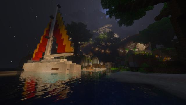 Screenshot of the Minecraft Bedrock Marketplace product Modern Treehouse created by MineParty Studios.
