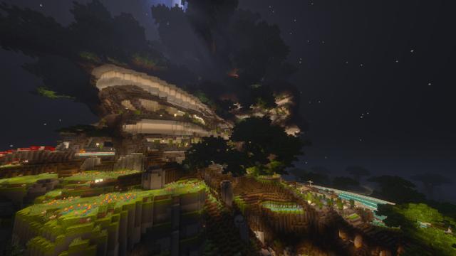 Screenshot of the Minecraft Bedrock Marketplace product Modern Treehouse created by MineParty Studios.