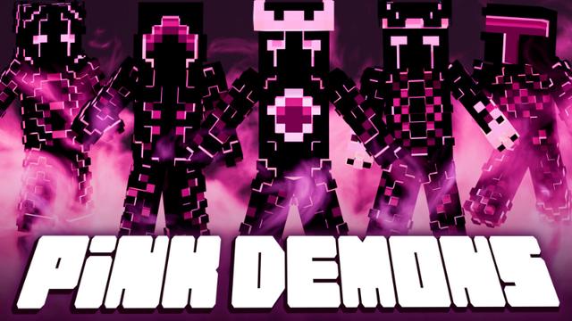 Thumbnail of the Minecraft Bedrock Marketplace product Pink Demons created by MineParty Studios.