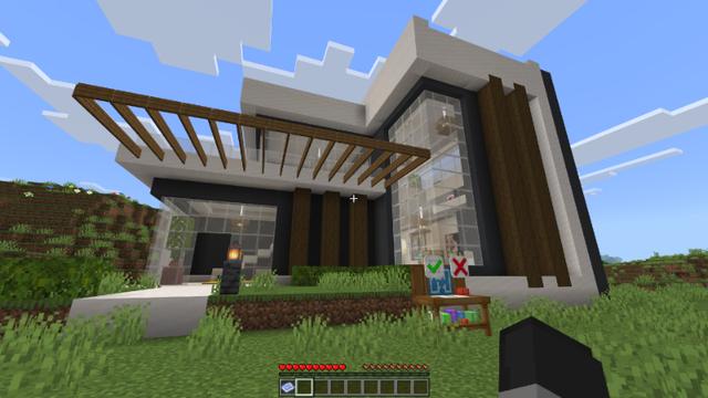Screenshot of the Minecraft Bedrock Marketplace product Simple Craftable Bases Add-On created by MineParty Studios.