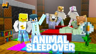 Thumbnail of the Minecraft Bedrock Marketplace product Animal Sleepover created by Mineplex.