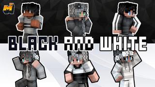 Thumbnail of the Minecraft Bedrock Marketplace product Black and White created by Mineplex.