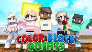 Thumbnail of the Minecraft Bedrock Marketplace product Color Block Outfits created by Mineplex.