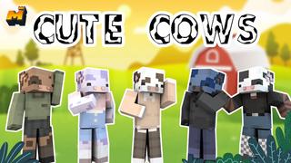 Thumbnail of the Minecraft Bedrock Marketplace product Cute Cows created by Mineplex.
