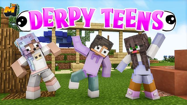 Thumbnail of the Minecraft Bedrock Marketplace product Derpy Teens created by Mineplex.