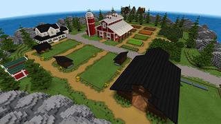 Screenshot of the Minecraft Bedrock Marketplace product Farmer's Life created by Mineplex.