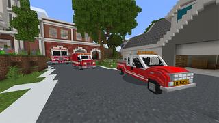 Screenshot of the Minecraft Bedrock Marketplace product Fire Station Roleplay created by Mineplex.