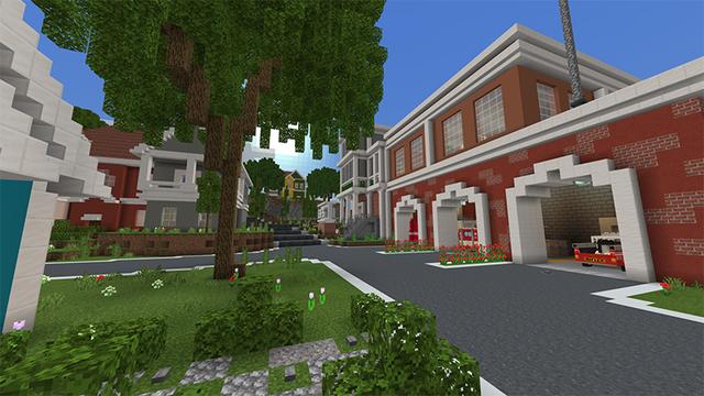 Screenshot of the Minecraft Bedrock Marketplace product Fire Station Roleplay created by Mineplex.