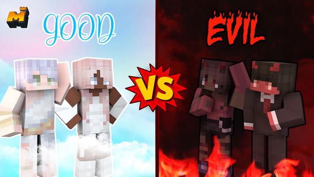Thumbnail of the Minecraft Bedrock Marketplace product Good vs Evil created by Mineplex.