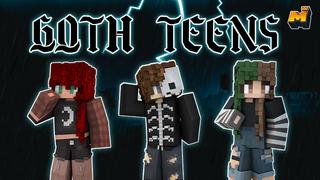 Thumbnail of the Minecraft Bedrock Marketplace product Goth Teens created by Mineplex.