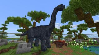 Screenshot of the Minecraft Bedrock Marketplace product Into the Movies created by Mineplex.