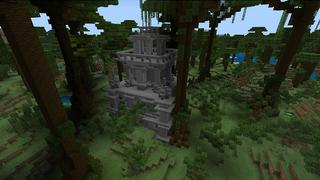 Screenshot of the Minecraft Bedrock Marketplace product Jungle Parkour created by Mineplex.