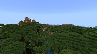 Screenshot of the Minecraft Bedrock Marketplace product Jungle Parkour created by Mineplex.