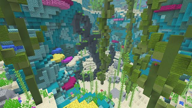 Screenshot of the Minecraft Bedrock Marketplace product Legend of Atlantica created by Mineplex.