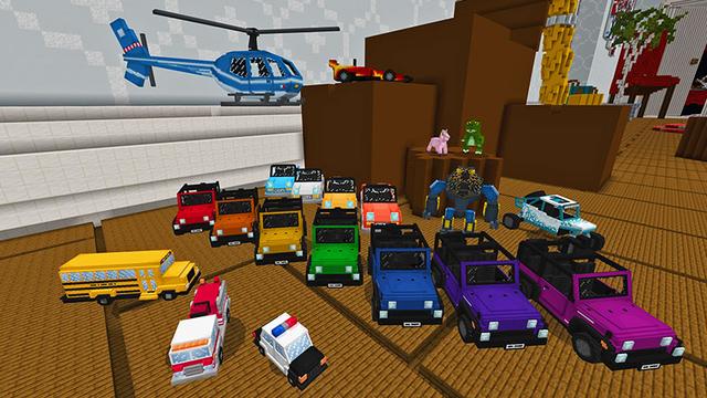 Screenshot of the Minecraft Bedrock Marketplace product Life of Toys created by Mineplex.