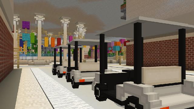 Screenshot of the Minecraft Bedrock Marketplace product Mall - Role Play created by Mineplex.