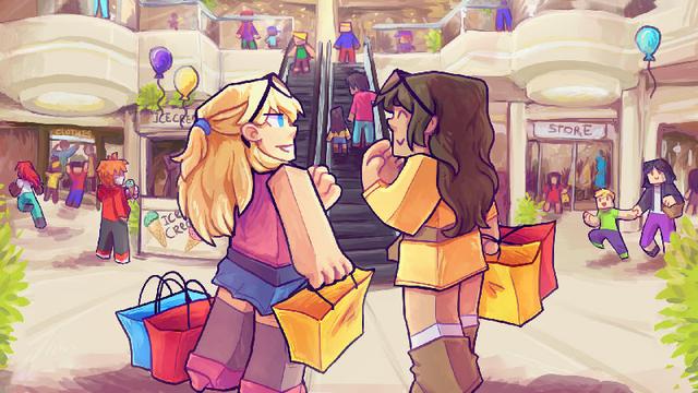 Thumbnail of the Minecraft Bedrock Marketplace product Mall - Role Play created by Mineplex.