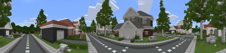 Panorama of the Minecraft Bedrock Marketplace product Midnight Curse: Werewolf created by Mineplex.