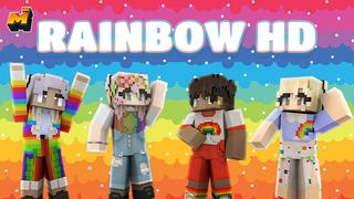 Thumbnail of the Minecraft Bedrock Marketplace product Rainbow HD created by Mineplex.