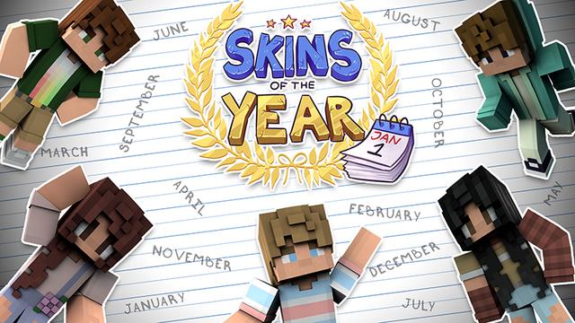 Thumbnail of the Minecraft Bedrock Marketplace product Skins of the Year created by Mineplex.