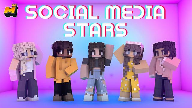 Thumbnail of the Minecraft Bedrock Marketplace product Social Media Stars created by Mineplex.