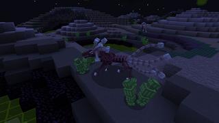 Screenshot of the Minecraft Bedrock Marketplace product Space Explorers created by Mineplex.