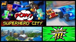 Thumbnail of the Minecraft Bedrock Marketplace product Superhero City created by Mineplex.