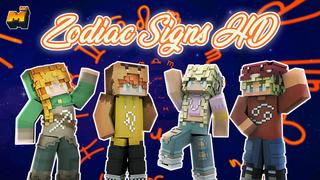 Thumbnail of the Minecraft Bedrock Marketplace product Zodiac Signs HD created by Mineplex.