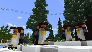 Screenshot of the Minecraft Bedrock Marketplace product Zoo Parkour created by Mineplex.