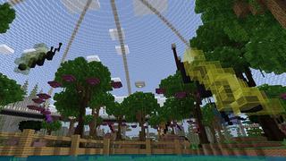 Screenshot of the Minecraft Bedrock Marketplace product Zoo Parkour created by Mineplex.