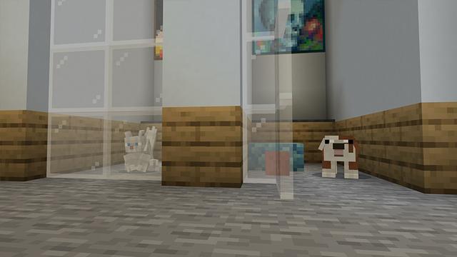 Screenshot of the Minecraft Bedrock Marketplace product ANIMAL SHELTER created by Minty.