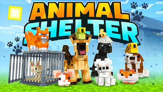 Thumbnail of the Minecraft Bedrock Marketplace product ANIMAL SHELTER created by Minty.