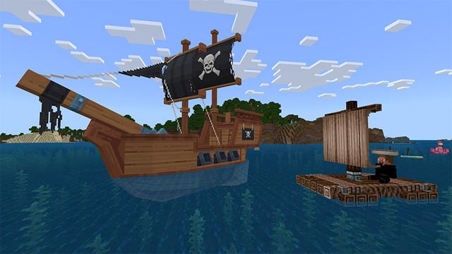 Screenshot of the Minecraft Bedrock Marketplace product BOATS created by Minty.