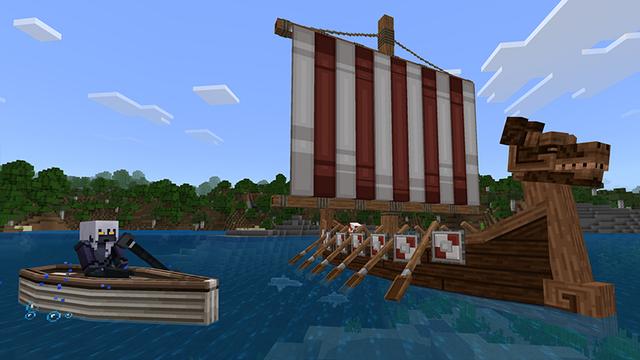 Screenshot of the Minecraft Bedrock Marketplace product BOATS created by Minty.