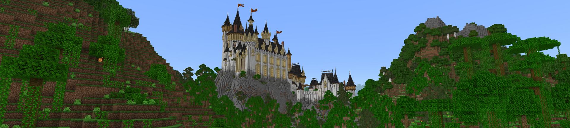 Panorama of the Minecraft Bedrock Marketplace product CASTLE SIEGE created by Minty.