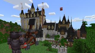 Screenshot of the Minecraft Bedrock Marketplace product CASTLE SIEGE created by Minty.