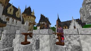 Screenshot of the Minecraft Bedrock Marketplace product CASTLE SIEGE created by Minty.