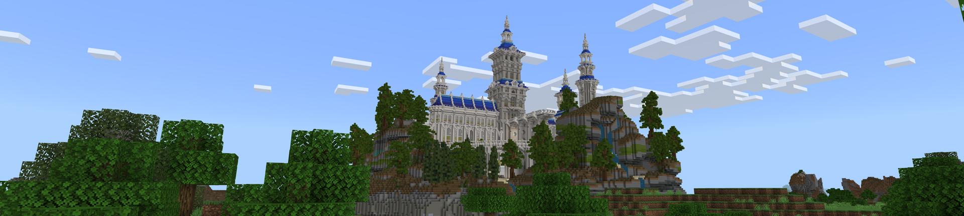 Panorama of the Minecraft Bedrock Marketplace product CASTLE 2 created by Minty.