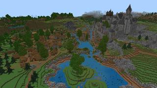 Screenshot of the Minecraft Bedrock Marketplace product CASTLE created by Minty.