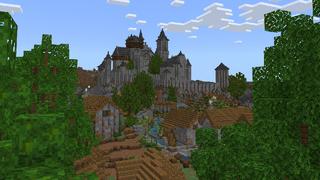 Screenshot of the Minecraft Bedrock Marketplace product CASTLE created by Minty.