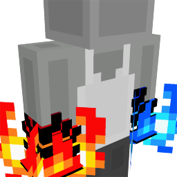 Thumbnail of the Minecraft Bedrock Marketplace product Dual Fire Pixel Hands created by Minty.